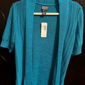 Chico’s short sleeve cardigan